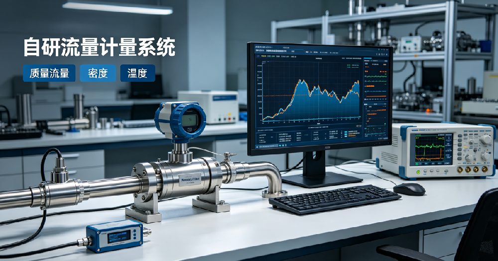 自研高性能科里奥利质量流量计核心变送器